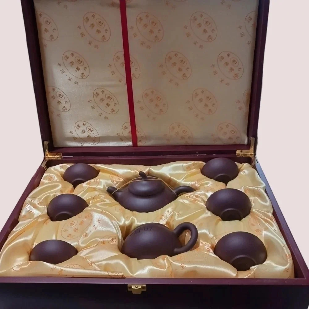 Zun gui ming pin set of 9 pcs clay tea set